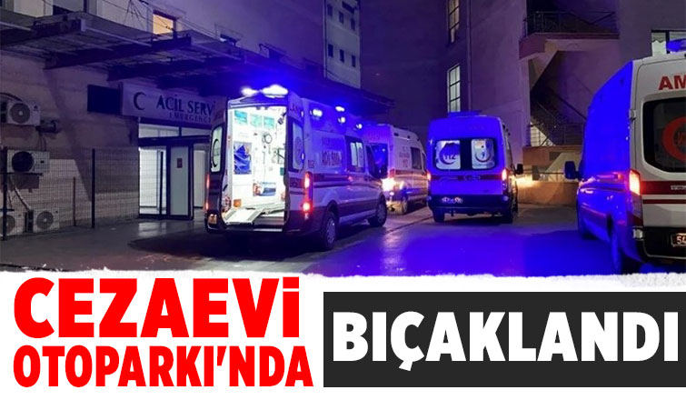 Cezaevine ziyarete gelmişti, bıçaklandı