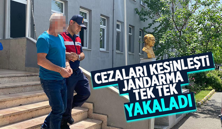 Cezaları kesinleşen hükümlüler yakalandı