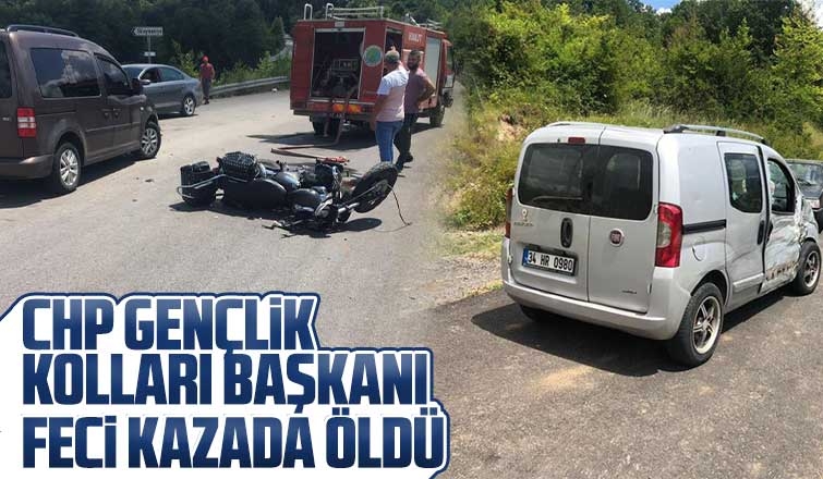 CHP Gençlik Kolları Başkanı feci kazada öldü
