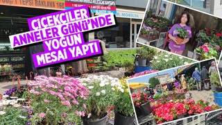 Çiçekçilerde Anneler Günü mesaisi