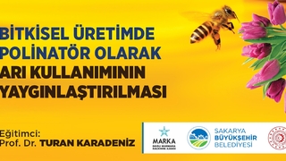 Çiftçilere bitkisel üretimde arı kullanımı eğitimi verilecek