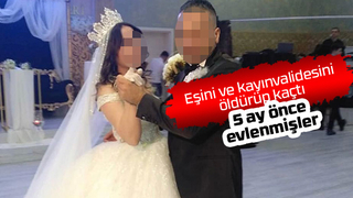 Çifte cinayetin faili 5 ay önce evlenmiş
