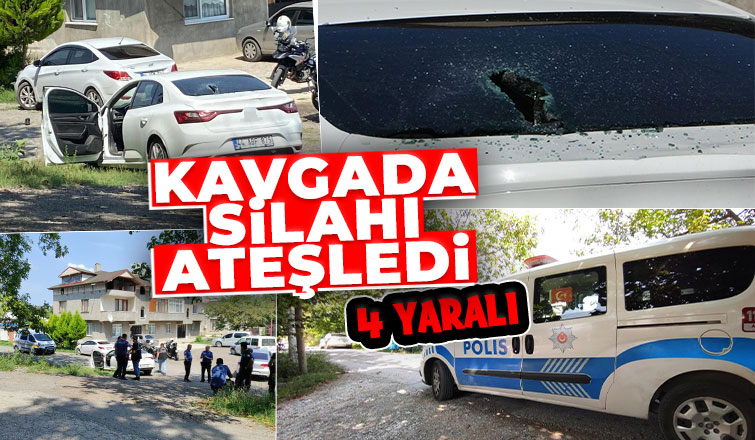 Silahlı kavga: 4 yaralı