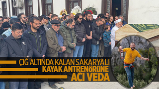 Çığ felaketinde ölen Sakaryalı kayak antrenörü toprağa verildi