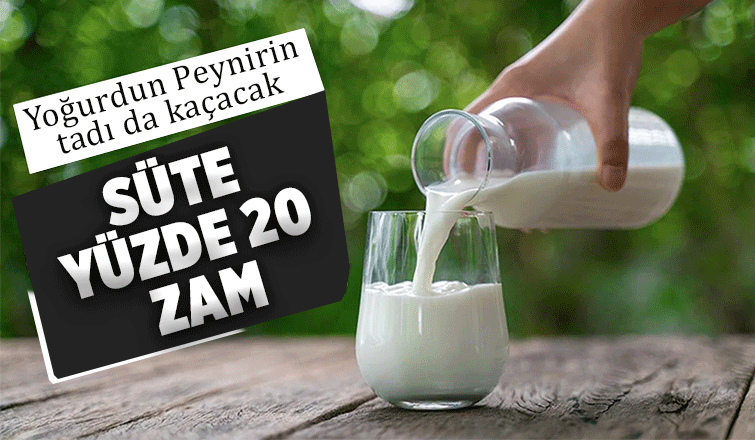 Çiğ süte 2.5 liralık zam! Raflara yansıdı...