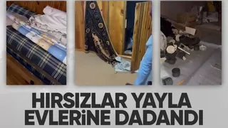 Çiğdem Yaylası'nda evlere girilip eşyalar dağıtıldı