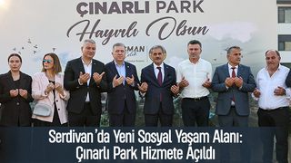 Çınarlı Park hizmete açıldı