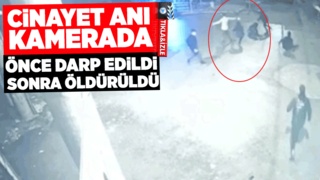 Cinayet anı kamerada