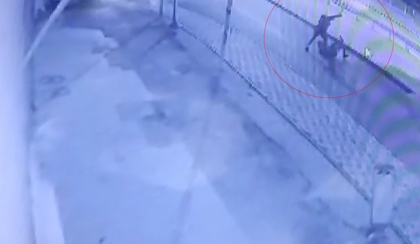 Cinayet anı kamerada