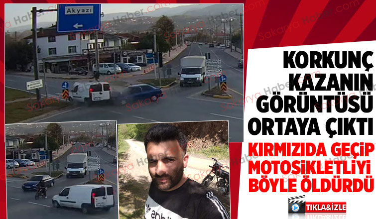 Cinayet gibi kaza kamerada; İşte o anlar