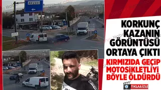 Cinayet gibi kaza kamerada; İşte o anlar