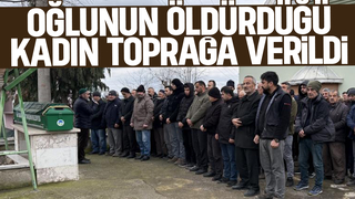 Cinayet kurbanı anneye acı veda