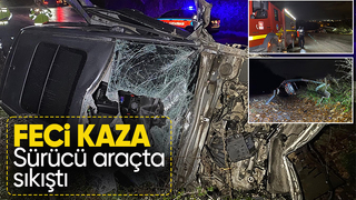 Cip bariyerlere girdi 1 yaralı