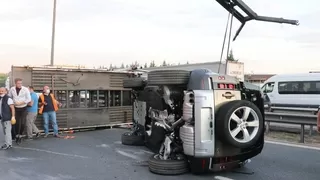 Cip devrildi, TEM kilitlendi