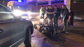 Cip ile çarpışan motosikletli yaralandı