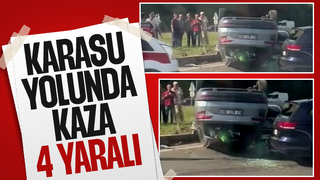 Cip ile otomobil çarpıştı