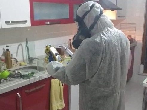 Civalı ateş ölçer kırıldı, ev karantinaya alındı