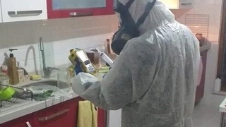 Civalı ateş ölçer kırıldı, ev karantinaya alındı