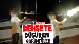 Çocuğun eline tabanca verip ateş ettirdiler