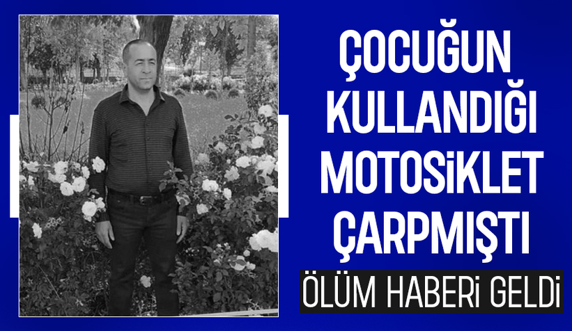 Çocuğun kullandığı motosikletin çarptığı adam öldü