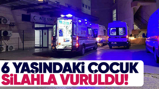 Çocuğun sırtına kurşun isabet etti