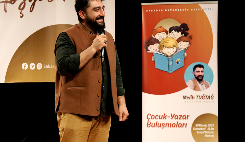 Çocuk kitabı yazarı Melih Tuğtağ öğrencilerle buluştu