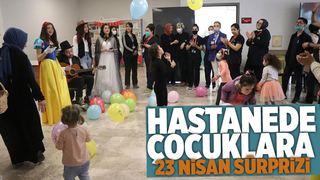 Çocuklara 23 Nisan sürprizi