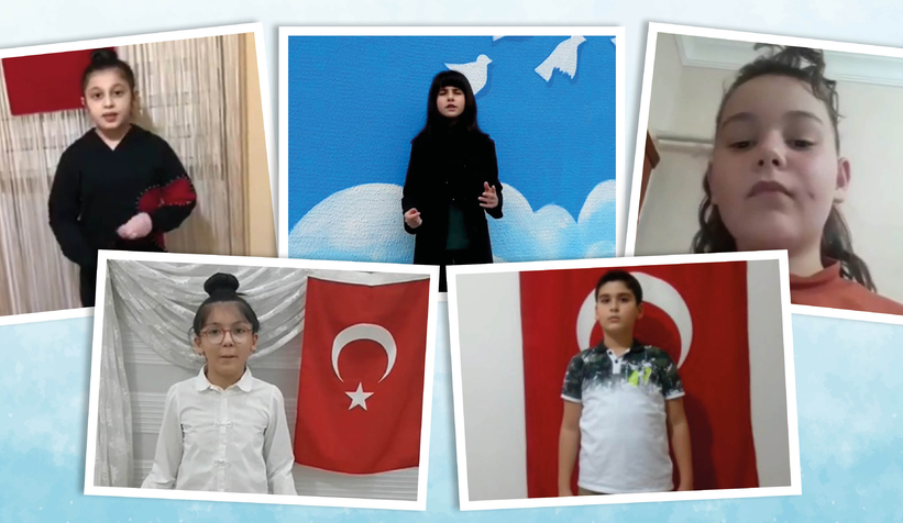 Çocukları mutlu eden yarışma sonuçlandı