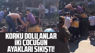 Çocukların ayakları sıkıştı
