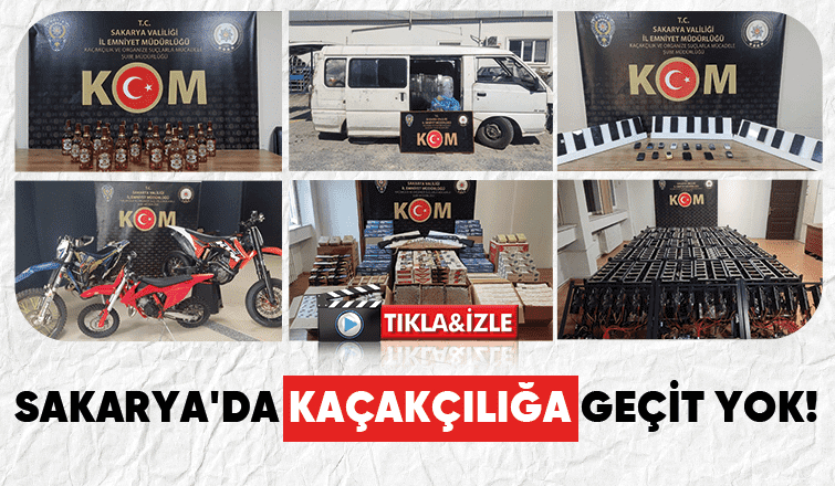 Çok sayıda kaçan ürün ele geçirildi