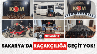 Çok sayıda kaçan ürün ele geçirildi