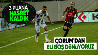 Çorum FK: 1 - Sakaryaspor: 0