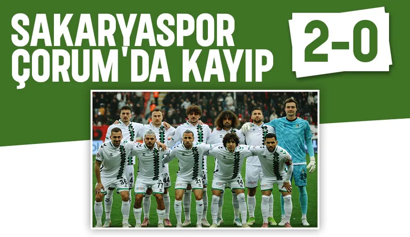 Çorum FK 2 Sakaryaspor 0