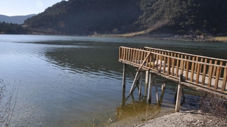 Çubuk Gölü’nde bahar havası yaşanırken göl suları azaldı