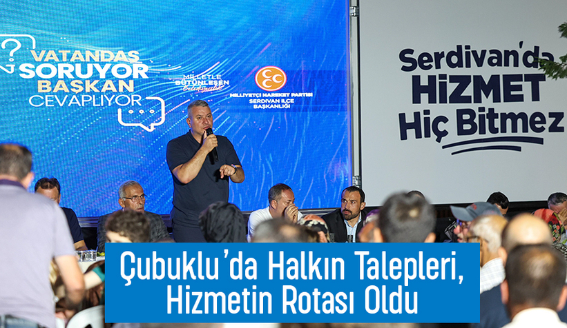 Çubuklu'da vatandaş sordu Başkan Çelik cevapladı