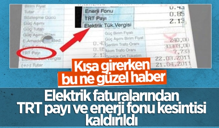 Cumhurbaşkanı açıkladı: Elektrik faturalarında TRT payı ve enerji fonu kalkıyor