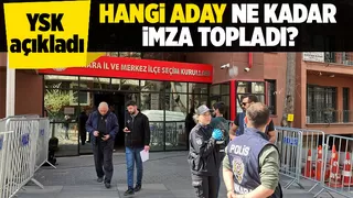 Cumhurbaşkanı adayları için 100 bin imza sürecinde son gün