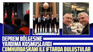 Cumhurbaşkanı, depremde görev yapanlarla iftarda buluştu