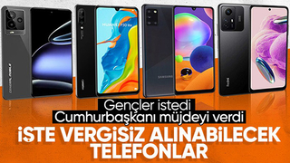 Cumhurbaşkanı Erdoğan açıkladı: Vergisiz alınabilecek akıllı telefon ve bilgisayarlar