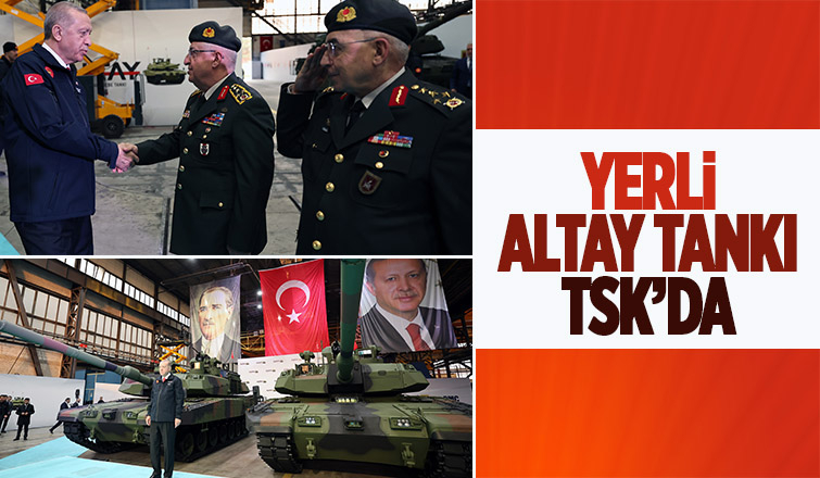 Cumhurbaşkanı Erdoğan, Altay Tankı’nın teslim törenine katıldı