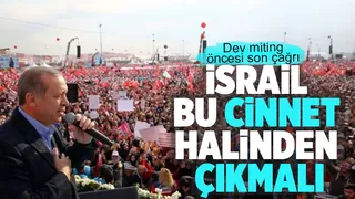 Cumhurbaşkanı Erdoğan Büyük Filistin Mitingi’ne davet
