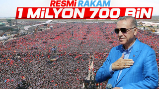 Cumhurbaşkanı Erdoğan 'Büyük İstanbul Mitingi'ne katılım sayısını açıkladı