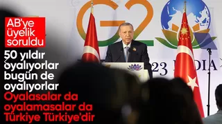 Cumhurbaşkanı Erdoğan'dan AB üyeliği yanıtı: Biz yolumuza devam ederiz