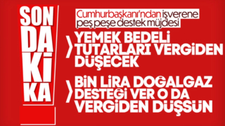 Cumhurbaşkanı Erdoğan'dan çalışanlara yönelik müjdeler