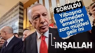 Cumhurbaşkanı Erdoğan'dan emekli maaşına zam açıklaması