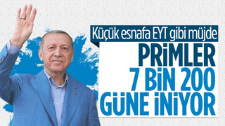 Cumhurbaşkanı Erdoğan'dan küçük esnafa müjde! Prim gün sayısı düşürülecek..