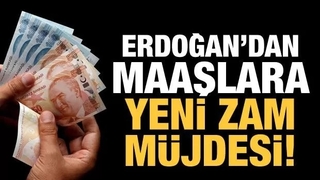 Cumhurbaşkanı Erdoğan'dan maaşlara yeni zam müjdesi!