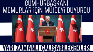 Cumhurbaşkanı Erdoğan'dan memurlara doğum izni müjdesi