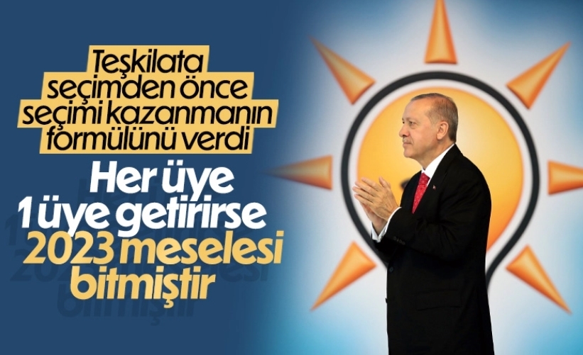 Cumhurbaşkanı Erdoğan'dan seçimden önce seçimi kazanma hedefi