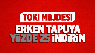 Cumhurbaşkanı Erdoğan'dan TOKİ'de indirim müjdesi